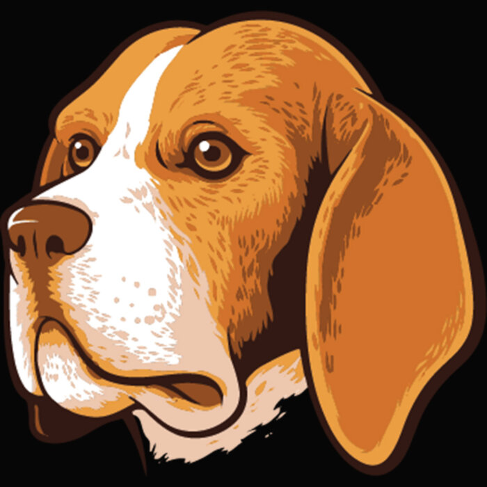 Alternative view of Beagle Dog | Unisex T-shirt