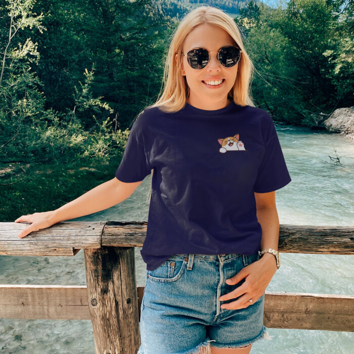 Alternative view of Happy cat | Unisex T-shirt