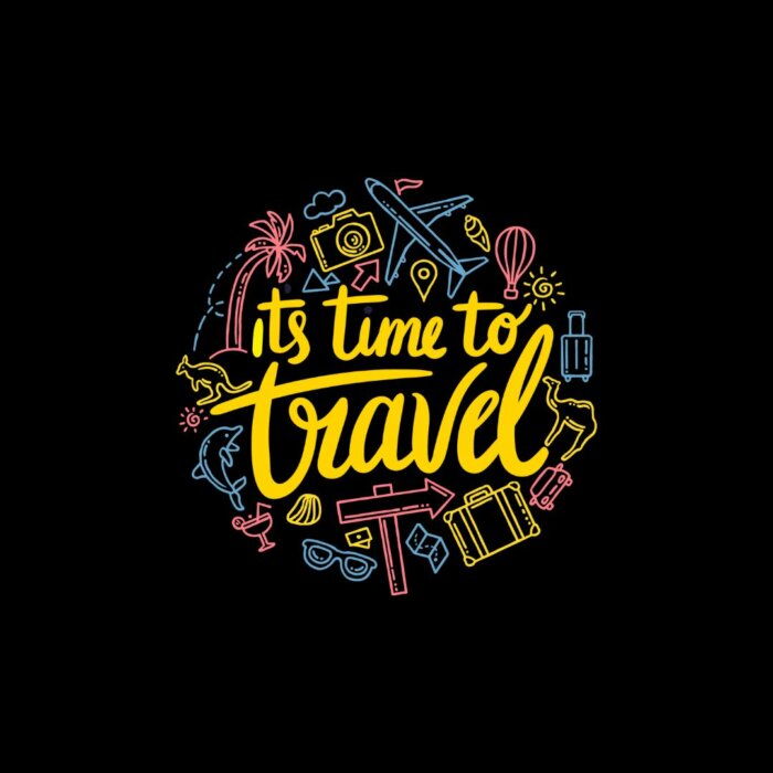 Alternative view of Its time to Travel | T-shirt for Men