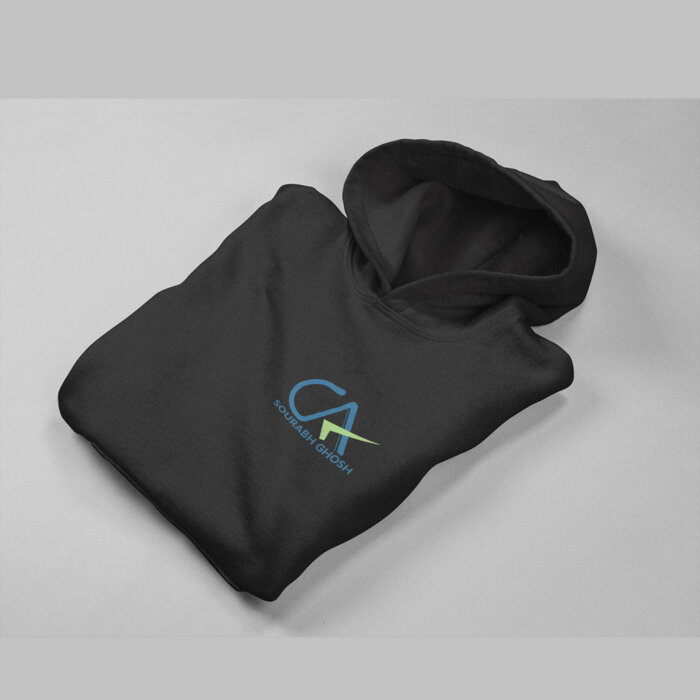 Alternative view of Personalized CA Art Unisex Hoodie | Gift for Chartered Accountants| Customized CA Hoodie