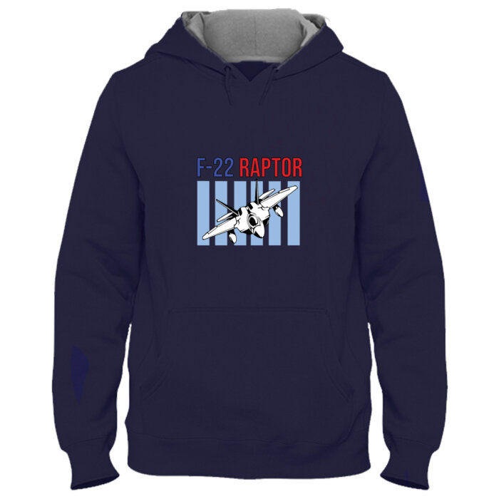 Alternative view of Air Force Fighter F22 Raptor Hoodie