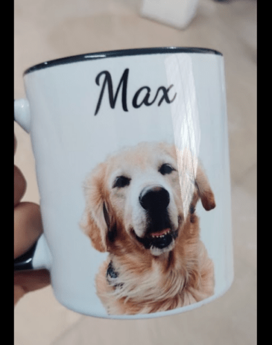 Custom Pet Mug With Your Pet's Photo and Name| Custom Cat and Dog Pet Mug photo review
