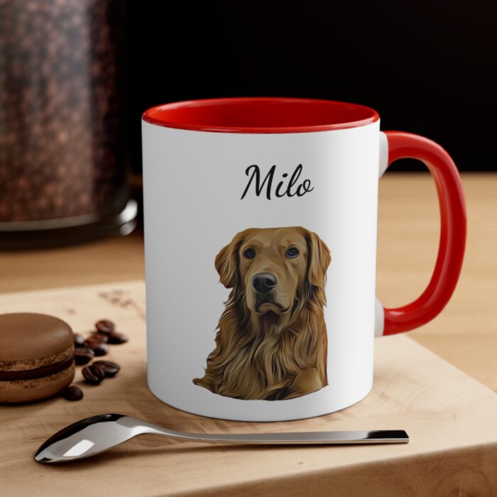 Alternative view of Custom Pet Mug With Your Pet's Photo and Name| Custom Cat and Dog Pet Mug