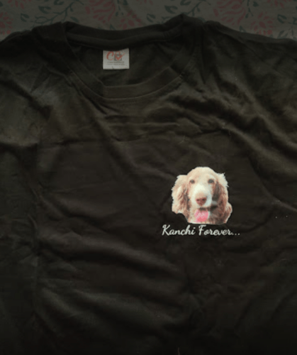Personalized Unisex T-Shirt With Your Pet's Photo and Name photo review