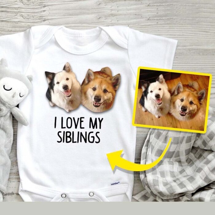 Alternative view of Personalized Romper With Photo You Love